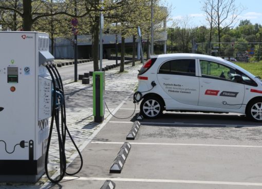 eMobility-Station am Bahnhof Südkreuz