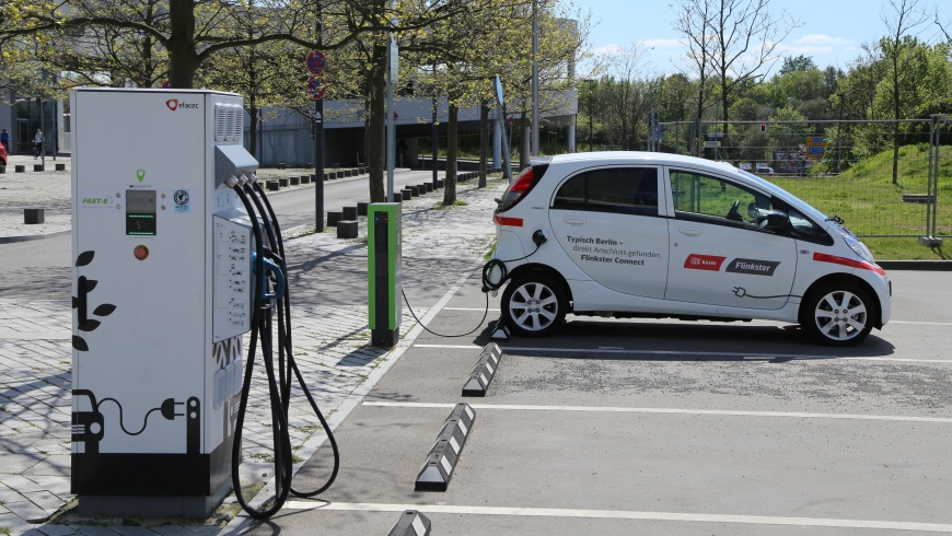 eMobility-Station am Bahnhof Südkreuz