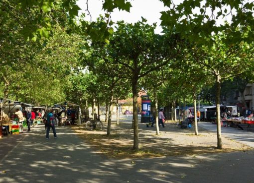 Mierendorffplatz - Wochenmarkt