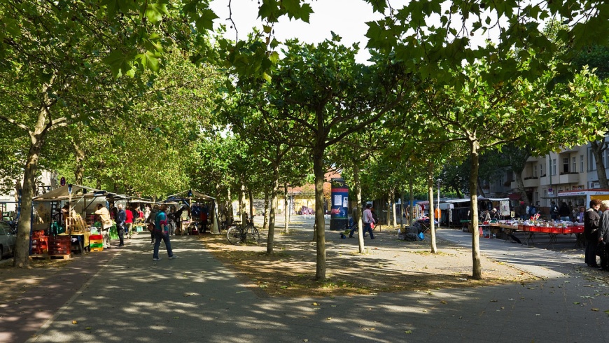 Mierendorffplatz - Wochenmarkt