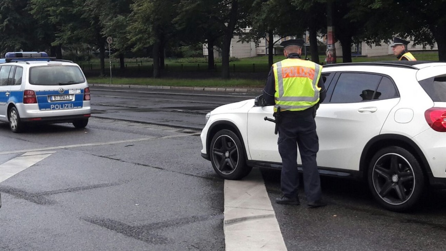 Polizeikontrolle Polizei Berlin