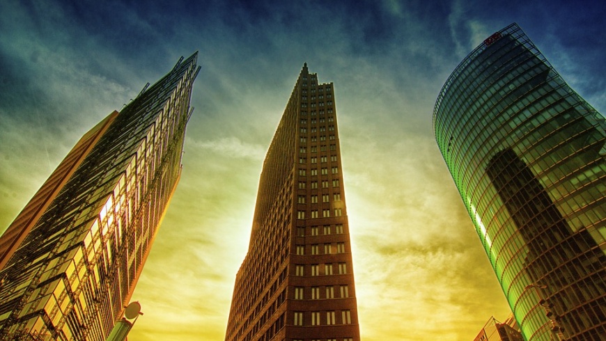 Hochhäuser am Potsdamer Platz