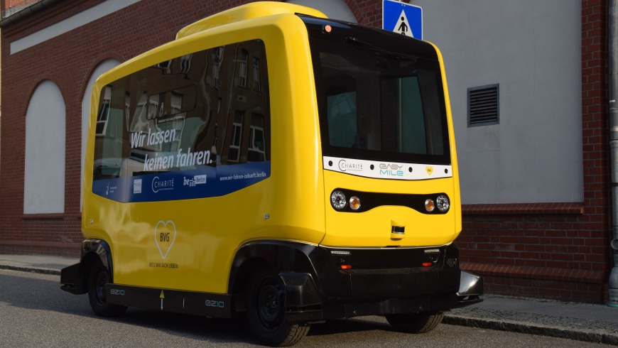 BVG testet autonomen Kleinbus "Easy Mile"