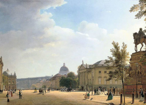 Eduard Gaertner: Berlin, Unter den Linden, 1852,