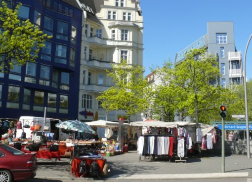 Wochenmarkt auf dem Richard-Wagner-Platz