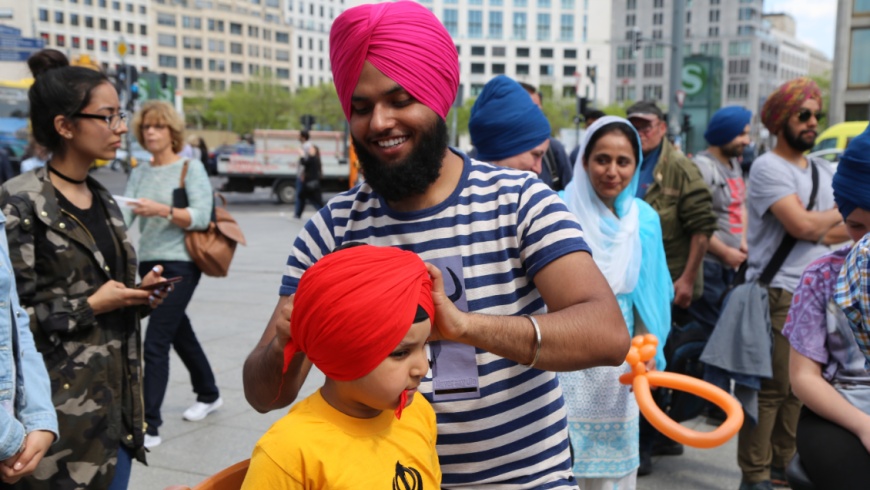 1. Turban-Tag der Sikh-Gemeinde