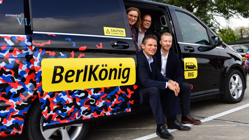 Berlkönig: Ridesharing der BVG