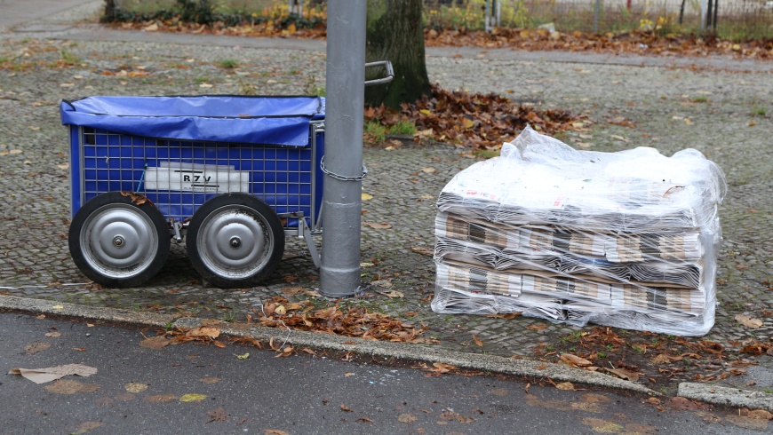 Verteil-Logistik für Anzeigenblätter