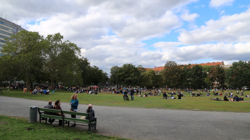 Preußenpark im Oktober