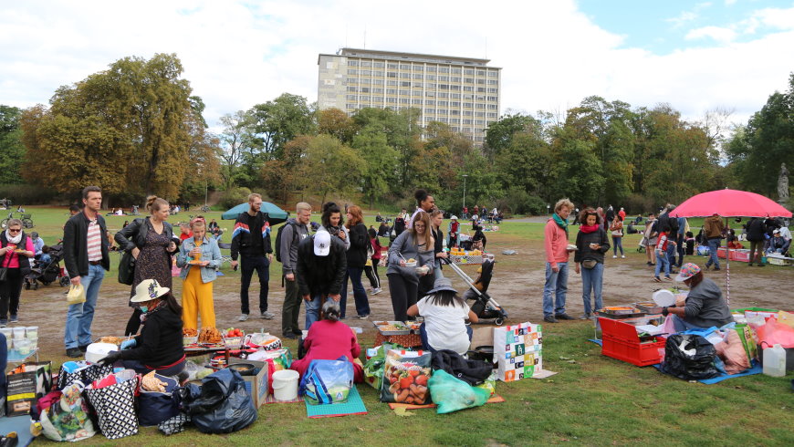 Thaimarkt im Preußenpark im Oktober 2020 - Foto: cwz