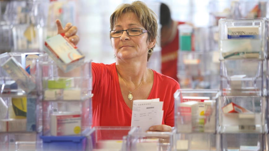 Kommissionierung in einer Versandapotheke