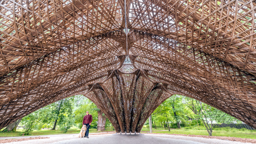 livMats Pavillon: Innenansicht