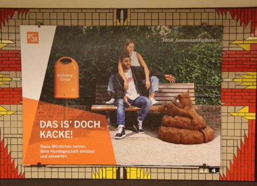 BSR Stadtsauberkeit: Hundekot-Kampagne