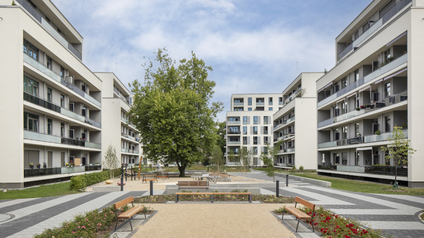 Das neue Wohnquartier am Schlossgarten in Charlottenburg