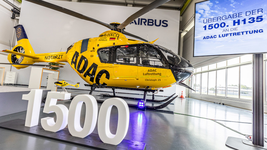 Hubschrauber Typ H135 von Airbus Helicopters