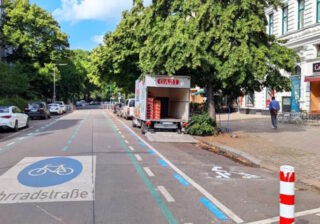 Kiezblock mit Fahrradstraße