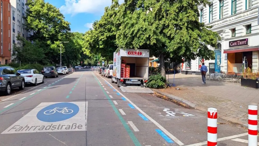 Kiezblock mit Fahrradstraße