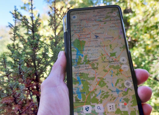 Organic Map App für Wanderer und Radfahrer