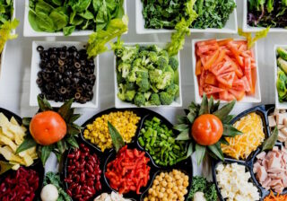 Vegetarisches Bufett