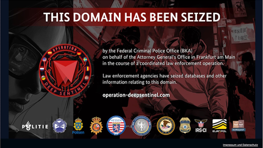 BKA; Operation Deepsentinel